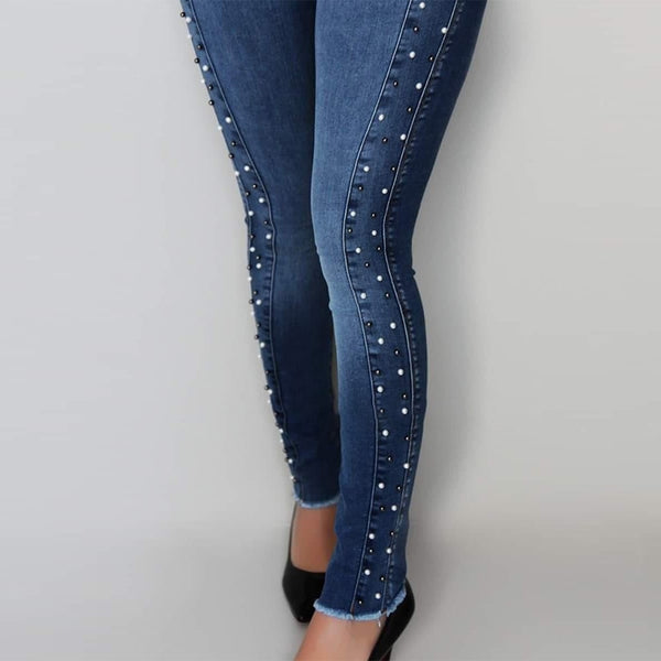Embroidered Flares Ladies Skinny
