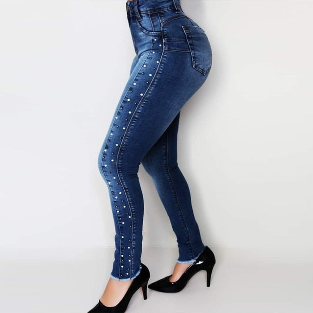 Embroidered Flares Ladies Skinny