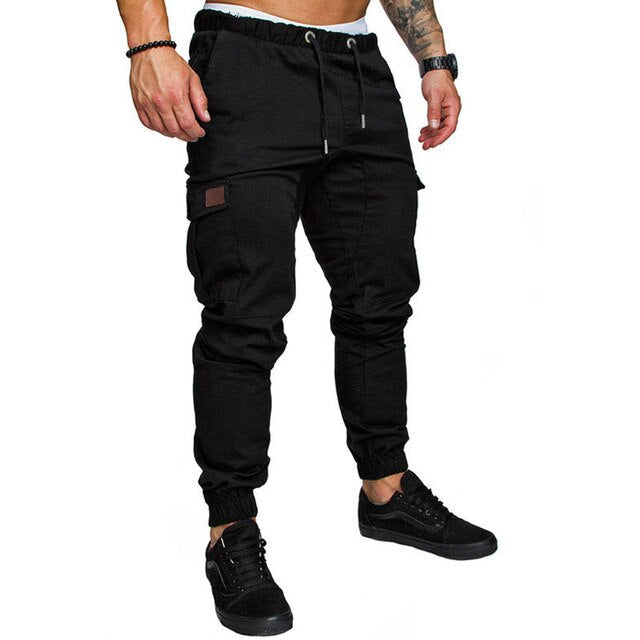 Joggers Pockets Elastic Long
