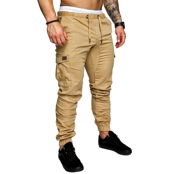 Joggers Pockets Elastic Long