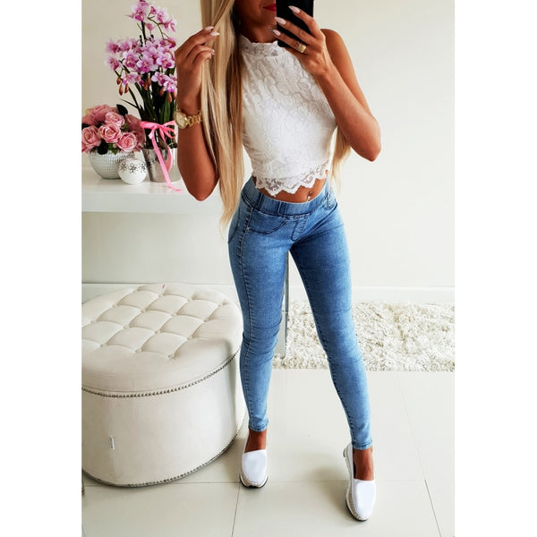 Casual Mid Waist