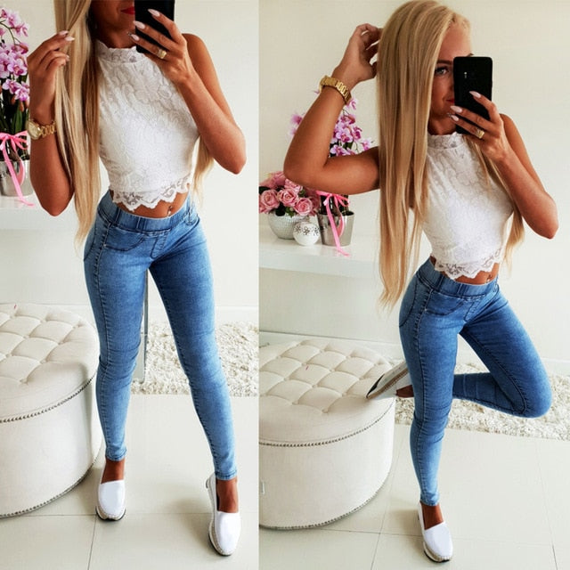 Casual Mid Waist