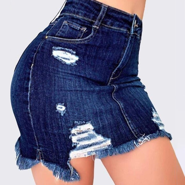 Sexy Bodycon Jeans Skirt