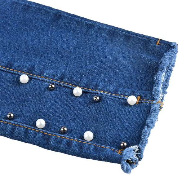 Embroidered Flares Ladies Skinny