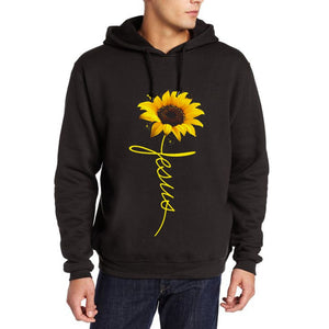 Sunflower Printed Hooded Sweatshirt