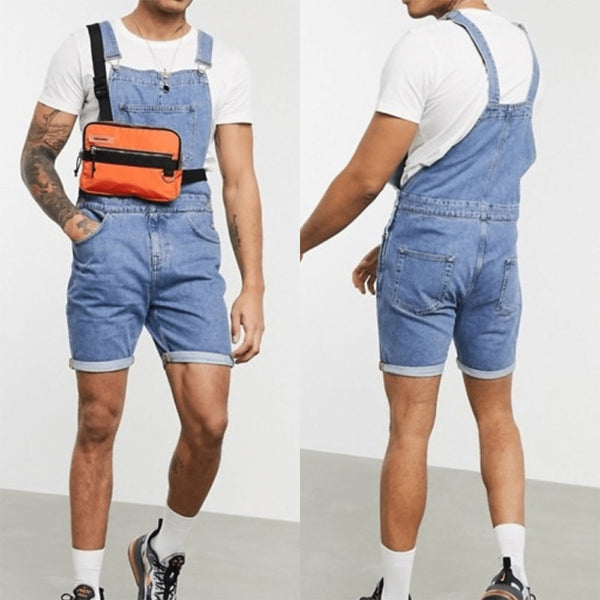 Pocket Decor Jumpsuit Overalls