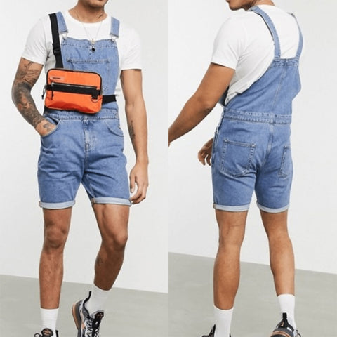 Pocket Decor Jumpsuit Overalls