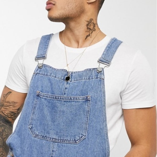 Pocket Decor Jumpsuit Overalls