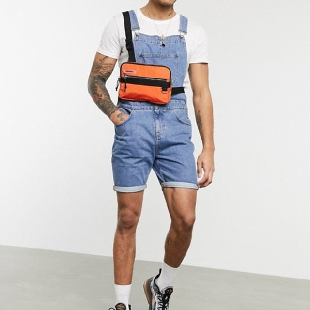 Pocket Decor Jumpsuit Overalls